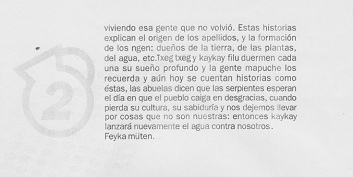 Mapuche-Legende mit den Schlangen
                            Tscheg Tscheg und Kai Kai 03