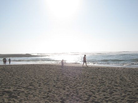 Laucho-Strand, wilde Wellen