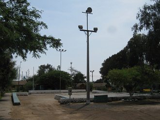 Kunsthandwerkerdorf von Arica,
                                    zentraler Platz 01