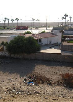Costera con basura