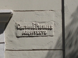 Calle Hu�rfanos, oficina de arquitectos,
                          palabra escrita