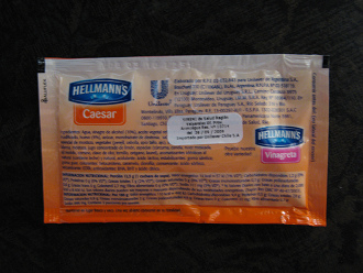 La salsa de ensalada "C�sar de
                          Hellmann", rev�s