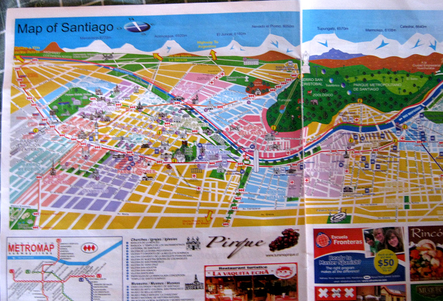 La estaci�n del metro
                          "Baquedano"