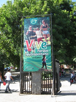 P�ster para el parque Metropolitano