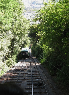Vista al funicular m�s abajo