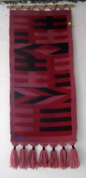 Wandbehang mit grafischem Design