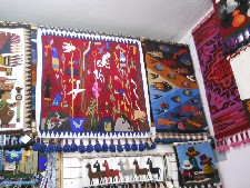 Tejidos con animales y m�scaras