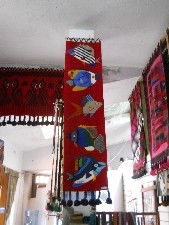 Tejido con peces