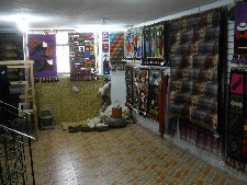 El s�tano con tejidos
