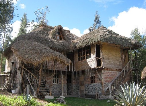 Das G�stehaus "Inkahaus" ("Inka
                Huasi") in Salasaca-Huasalata
