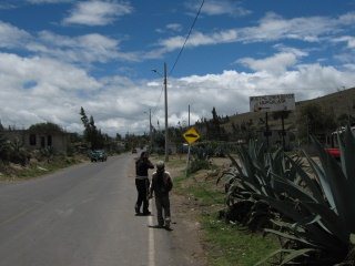 Wegweiser "Inkahaus Huasalata"
                          ("Inka Huasi Huasalata")