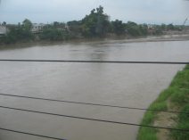 Panamericana en
                        Ecuador del Sur entre Huaquillas y Guayaquil,
                        traves�a de un r�o (01)