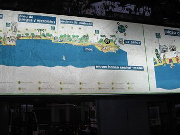 Guayaquil, Promenade 2000,
                                  �bersichtstafel (02)