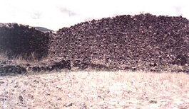 Grabungszone Wari / Huari Foto Nr. 02,
                        Mauer