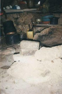 Kettle with fire place in the fire house