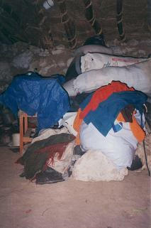 Dwelling house 02, clothe bag with clothes