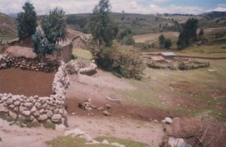 Pasture and field walls of stone