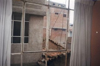 Hospedaje Caribe, Fenster ohne Fensterkitt