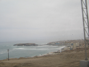 Panamericana Sur, lugar con vista al mar
                          con bah�a y punta 01