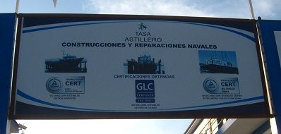 Astillero, placa