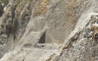 Der Treppen- und Thronfelsen "Chinchana grande" (Treppenfelsen) Teil 1, Detail 1: Thron