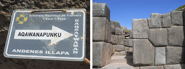 Cusco-Sacsayhuam�n, fortaleza
                                      central de los Incas, edificios en
                                      Aqawanapunku etc.