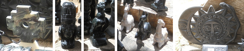 15: El taller en Cusco
                                      Sacsayhuam�n con figurinas: cruz
                                      de Madre Tierra, inca
                                      extraterrestre u otro
                                      extraterrestre, �guila, llamas
                                      sentadas, luna, sol, y serpiente