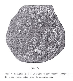 Fig. 74: el primer hemisferio de un
                planeta desconocido