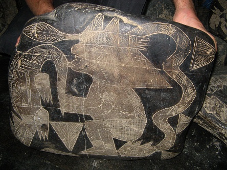 Sabio con un lagarto y un serpiente 02