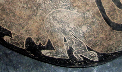 Dinosaurio con lagartito