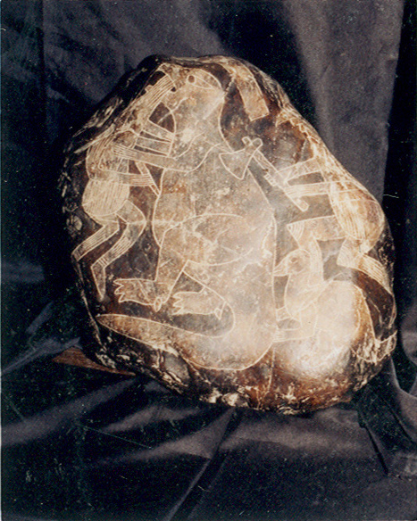 Saurio mata
                          hombre