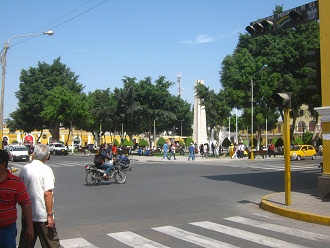Plaza de armas
                            en Ica
