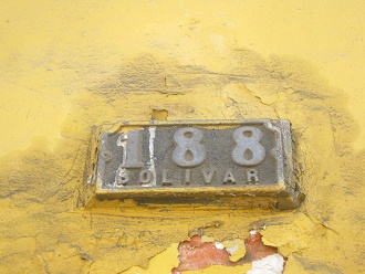 El n�mero de la casa, avenida Bolivar
                            no. 188
