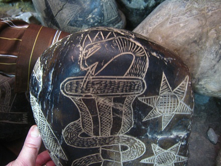La
                            serpiente ADN, la cabeza