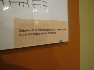 Der Text zum Weberei-Prinzip der
                            Paracas-Kultur
