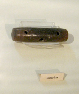 Flauta ocarina, primer plano