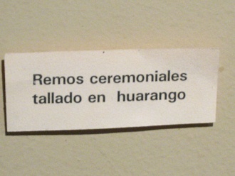 Texto sobre remos de la cultura
                          Chincha