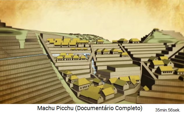 El canal de irrigaci�n de Machu
                      Picchu, esquema