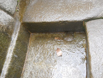 cisterna de agua, primer plano