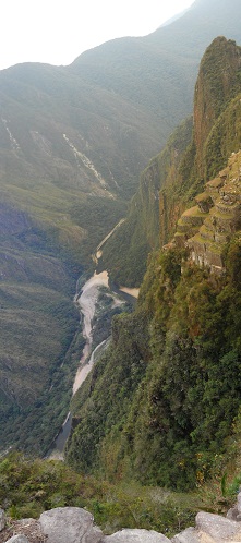 Vista al valle Urubamba, foto
                            panor�mica