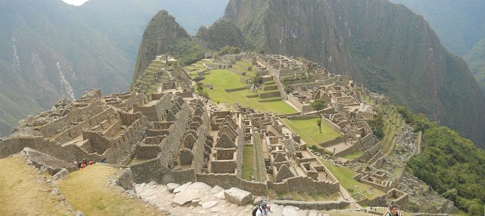 Vista a Machu Picchu, foto panor�mica