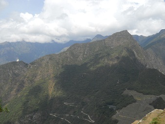 Subida a la cumbre de Huaynapicchu, vista a
                    monta�as