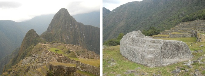 El camino a la piedra sagrada con
                                vistas hermosas a Machu Picchu con los
                                miradores Huchuypicchu y Huaynapicchu