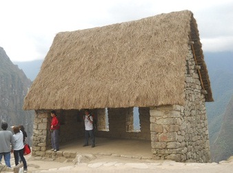Machu Picchu, la casita de arriba