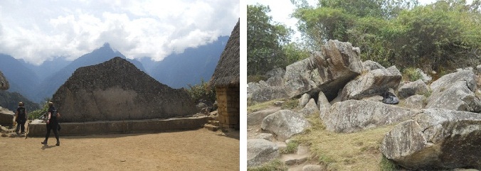 Machu
                                Picchu: Der heilige Gigastein - und noch
                                ein Steinbruch mit geschnittenen
                                Gigasteinen