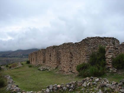 Ruinen der Zitadelle von Arwaturo in Chupaca,
              Jun�n