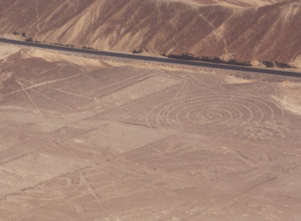 La spirale nella realt�, si pu� notare che
                        nella mappa dell'istituto mancano le linee
                        rette, che se incontrano qui parzialmente.