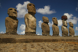 Antica civilt�
                      dell'Isola di Pasqua, 638 grandi statue