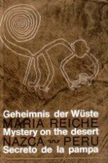 Maria Reiches Buch "Das
                Geheimnis der W�ste" von 1968 (hier der Buchdeckel)
                kam gleich in drei Weltsprachen heraus
