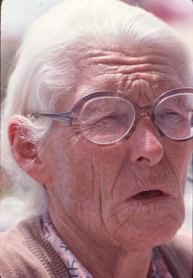 Maria Reiche, Portrait, 1990er
                Jahre ca.